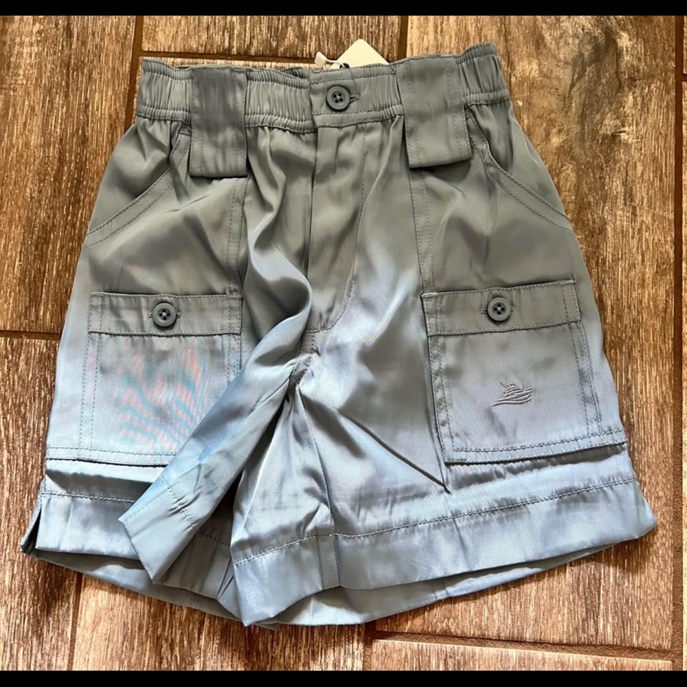 Kids Gray Cargo Shorts
